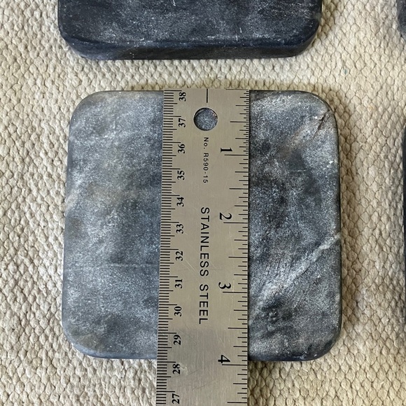 Marble / stone Coasters - set of four - quality / heavy - Picture 3 of 12
